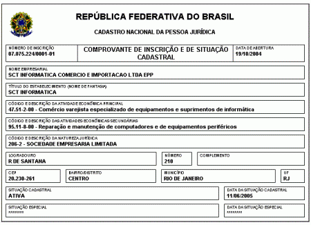 CNPJ Associação